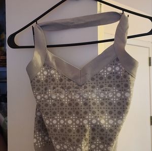 Grey halter top